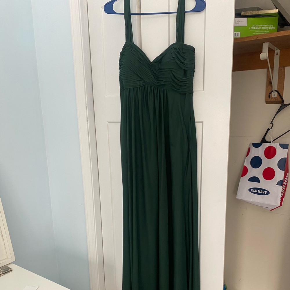 Birdy grey maternity bridesmaid dress. Size medium in emerald green.